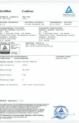 TUV certified light switch manufacturers China